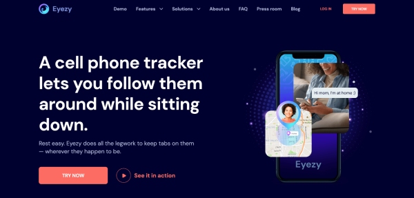 A cell phone tracker lets you follow them around while sitting down.