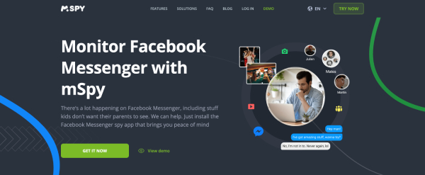 Monitor Facebook Messenger with mSpy