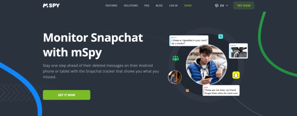 Monitor Snapchat with mSpy